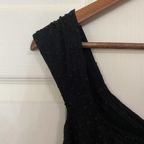 Gunne Sax Jessica McClintock Vintage Beaded Stretch Sleeveless Maxi Evening Gown - Picture 5 of 10